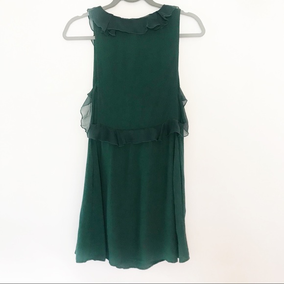 Free People Jade Green Ruffle Dress - Picture 5 of 6